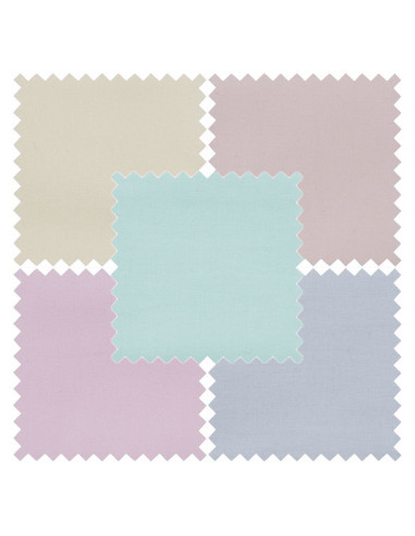 Lot de 5 coupons Fat Quarter - Pastel