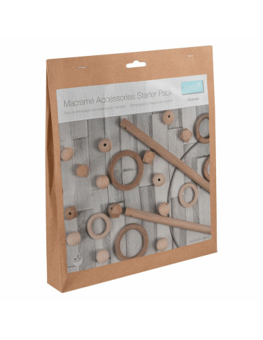 Pack de démarrage d´accessoires pour macramé