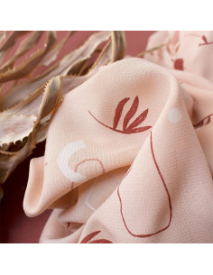 Tissu viscose Sandstorm Blush - Atelier Brunette 2