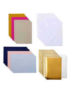 Set de 10 cartes avec enveloppes R30 spécial Foil Cricut 2