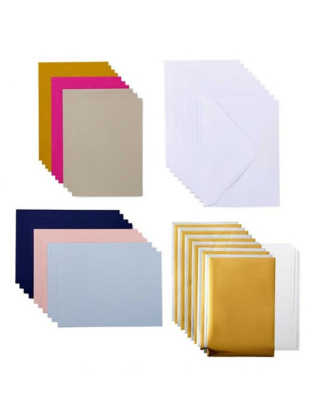 Set de 10 cartes avec enveloppes R30 spécial Foil Cricut