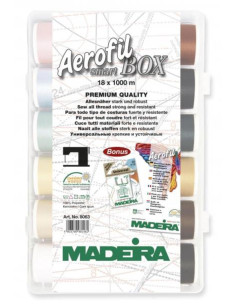 Valise de fils à coudre SmartBox Aerofil Madeira