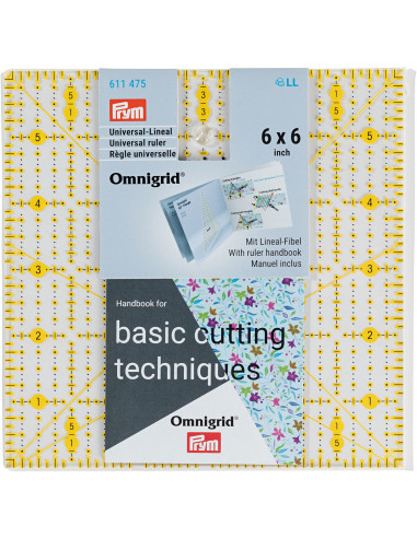 Règle patchwork Omnigrid 6 x 6 inch