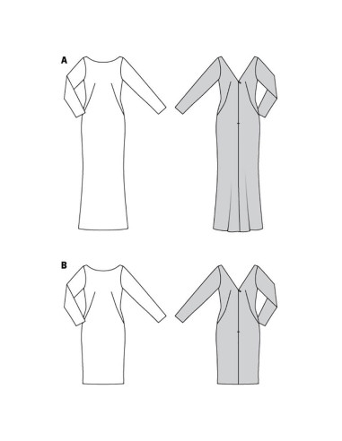 Patron de robe - Burda 6068