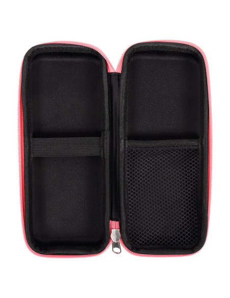 Trousse de rangement pour cutter rotatif rose - I love quilting