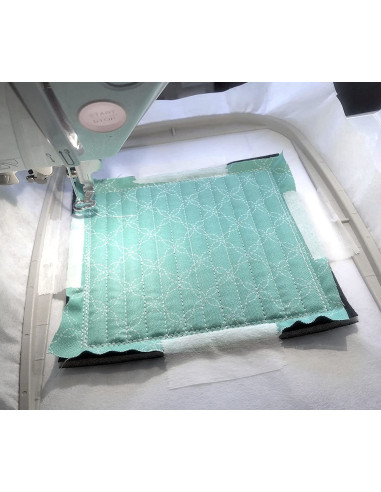 Ruban adhésif pour broderie machine