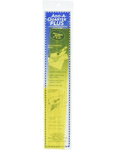 Set de 2 règles Add-A-Quarter PLUS 6 et 12 inch 2