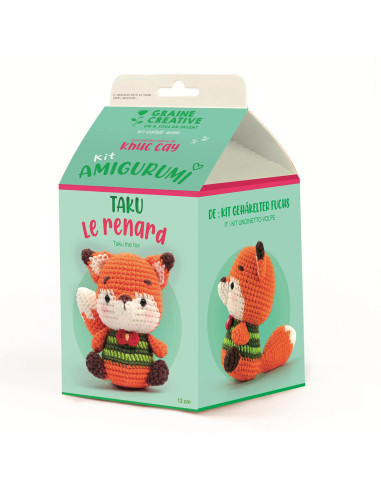 Kit crochet amigurumi - Taku le renard