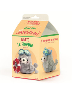 Kit crochet amigurumi - Natto le phoque