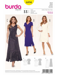 Patron de robe - Burda 6894