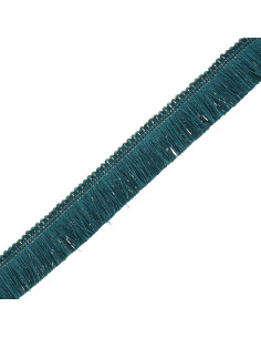Frange deluxe 30 mm - Bleu pétrole