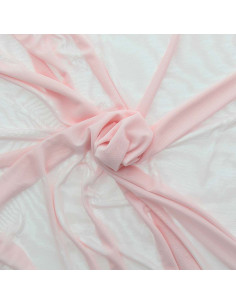 Tissu lingerie Powermesh - Rose layette