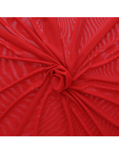 Tissu lingerie Powermesh - Rouge