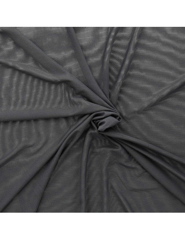Tissu lingerie Powermesh - Gris foncé