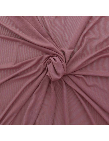 Tissu lingerie Powermesh - Mauve
