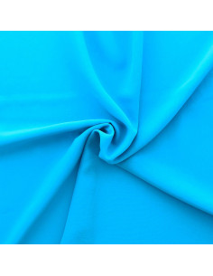 Tissu mousseline - Bleu glacial