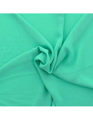 Tissu mousseline - Vert menthe