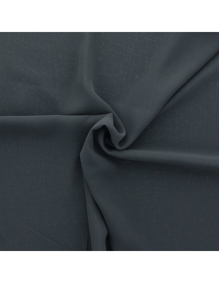 Tissu mousseline - Gris foncé