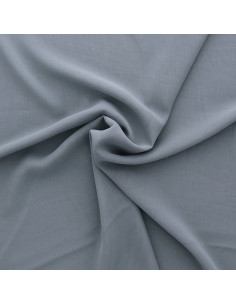 Tissu mousseline - Gris argent
