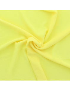 Tissu mousseline - Jaune clair