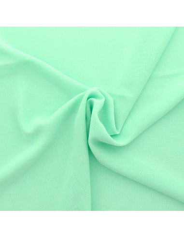 Tissu mousseline - Vert clair