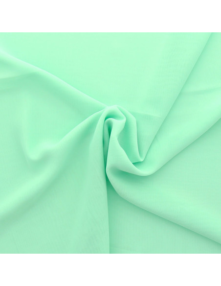 Tissu mousseline - Vert clair
