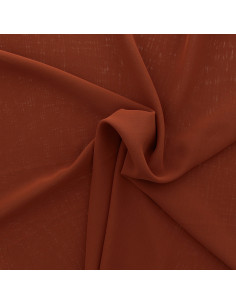 Tissu mousseline - Rouille