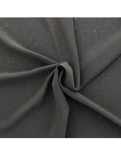 Tissu mousseline - Taupe foncé