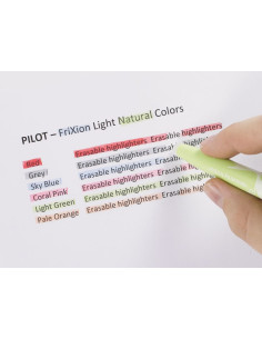 Set de 3 surligneurs effaçables Pilot FriXion Light - Rose, jaune et orange 2