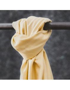 Tissu tencel Smooth Drape Twill - Jaune doux 2