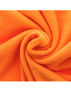 Tissu polaire - Orange