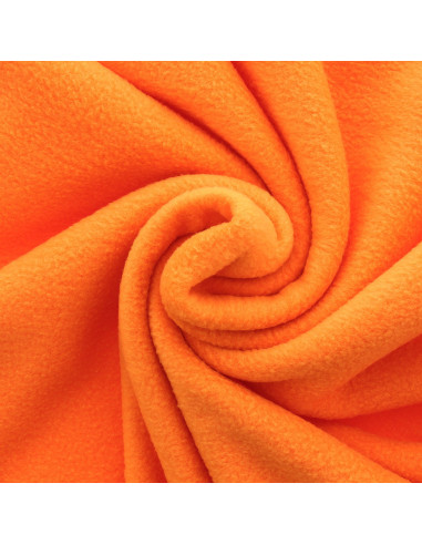 Tissu polaire - Orange