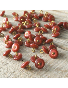 Bouton Perla - Terracotta