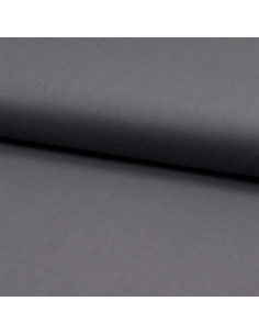 Tissu voile de coton premium - Gris foncé