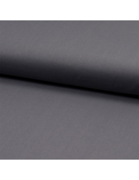 Tissu voile de coton premium - Gris foncé