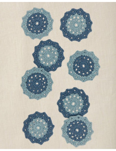 Kit crochet - Mes dessous de verre façon mandala 2