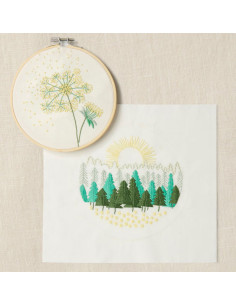 Kit duo broderie - Balade en forêt 2