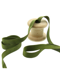 Elastique bretelle de soutien gorge 15 mm - Kaki