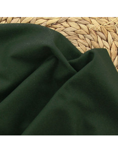 Tissu drap de laine pour manteau - Vert mousse