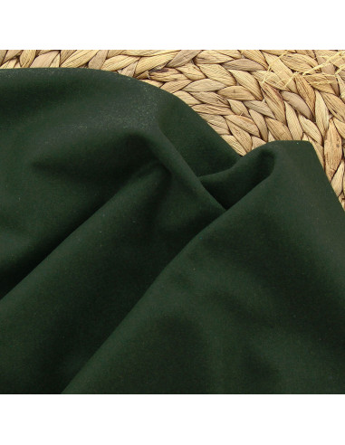 Tissu drap de laine pour manteau - Vert mousse