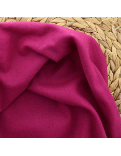 Tissu drap de laine pour manteau - Fuchsia