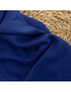 Tissu drap de laine pour manteau - Bleu cobalt