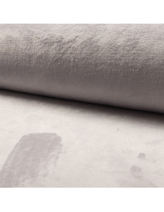 Tissu doudou câlin - Argent