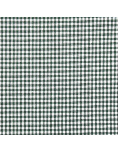Tissu Vichy grands carreaux - Vert bouteille 2
