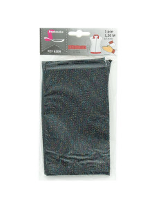 Bord-côte poignets et taille - Noir et multicolore 2