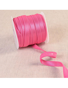 Elastique anti-glisse satiné - Fuchsia