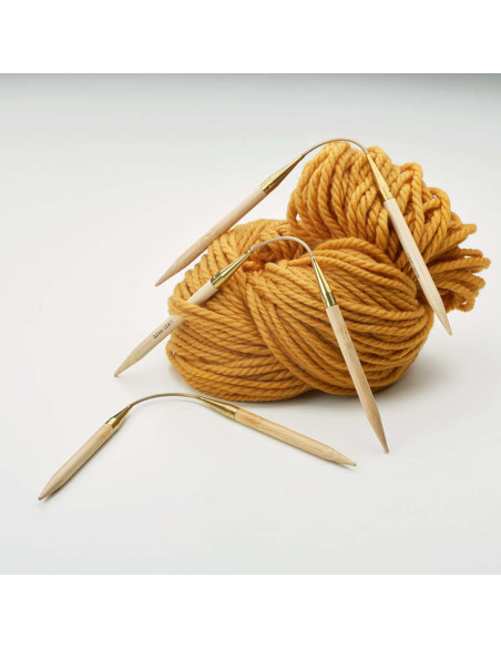 Set d´aiguilles addiCraSyTrio Bamboo Long