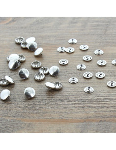 Carton de 100 boutons à recouvrir - 11 mm