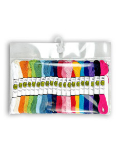 Assortiment de 20 fils sashiko fin Olympus