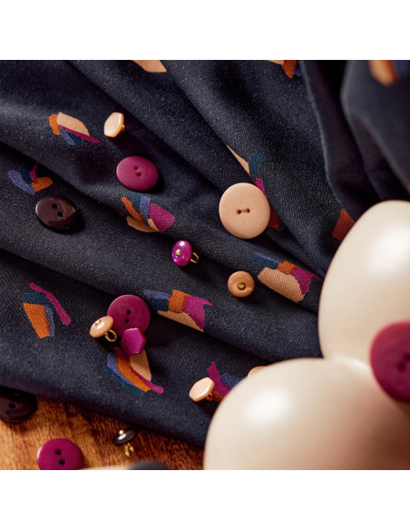 Tissu viscose Beryl Night - Atelier Brunette